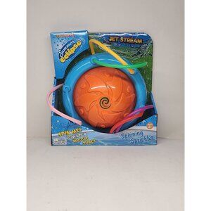 Summer Eclipse Kids Spinning Sprinkler Jet Stream Water Hose Toy Blue New in Box